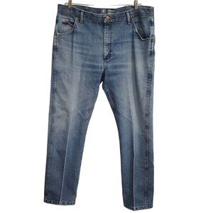 Wrangler 47MWZ Jeans Mens 40/31 Advanced Comfort Regular Fit Jeans Distressed
